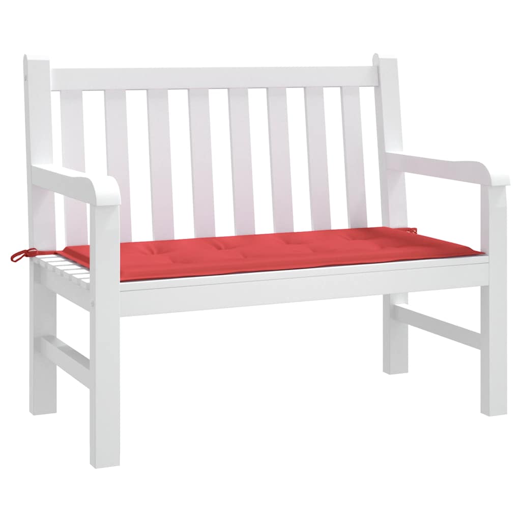 Cuscino per Panca Rosso 120x50x4 cm in Tessuto Oxford - homemem39
