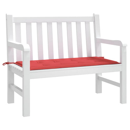 Cuscino per Panca Rosso 120x50x4 cm in Tessuto Oxford - homemem39