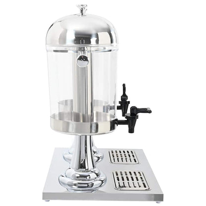 Doppio Distributore di Succhi di Frutta e Bibite Acciaio Inossidabile 2 x 8 L - homemem39