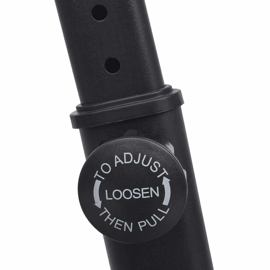 Cyclette Ellittica con Sensori a Impulso Nera e Rossa - homemem39