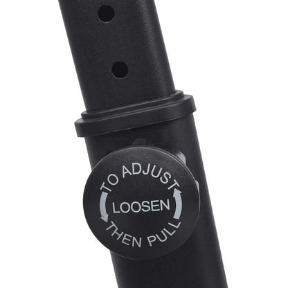 Cyclette Ellittica con Sensori a Impulso Nera e Rossa - homemem39