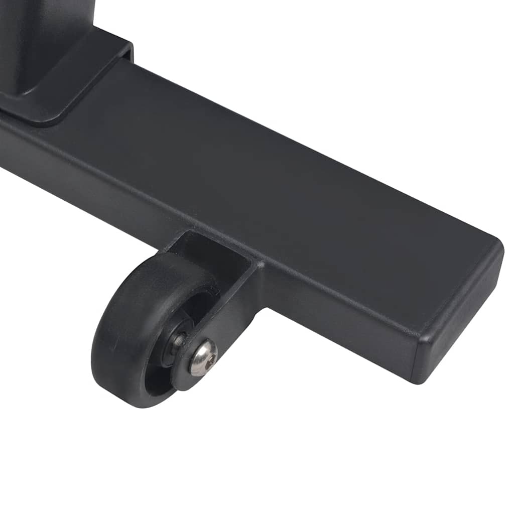 Cyclette Ellittica con Sensori a Impulso Nera e Rossa - homemem39