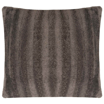 Cuscino da Lanciare Rigato 2 pcs Grigio 50 x 50 cm Poliestere