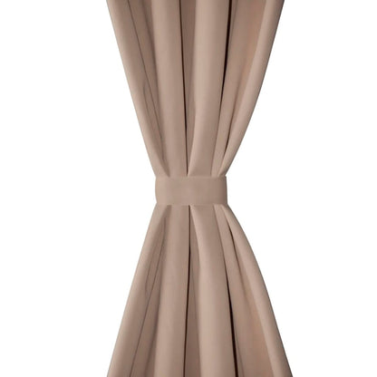 2 Pz Tende Oscuranti con Occhielli in Metallo 135x175 cm Crema | homemem39