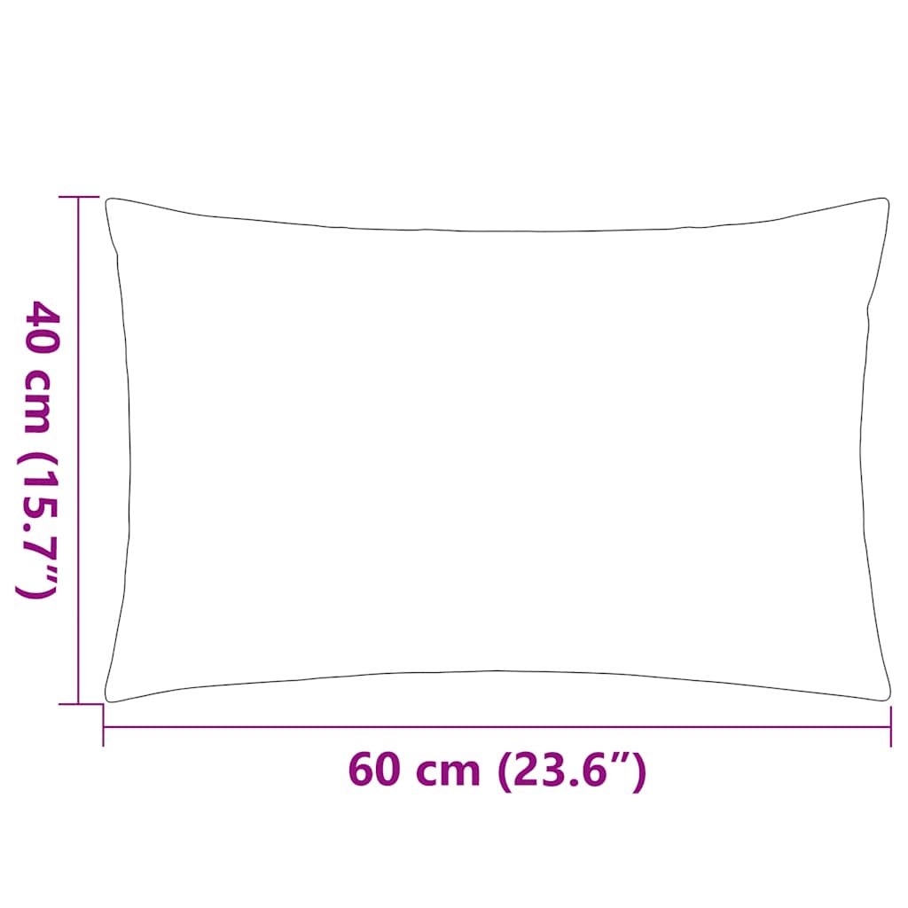Cuscini da Esterno 4 pz 60x40 cm Grigi | homemem39