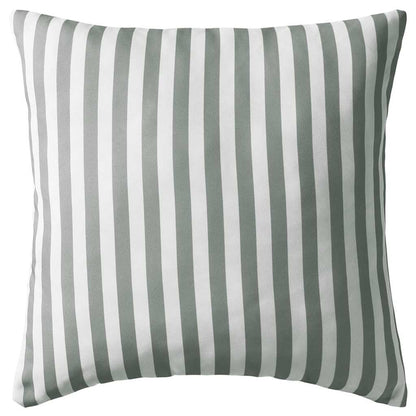 Cuscini da Esterno 4 pz Stampa a Righe 45x45 cm Grigi - homemem39