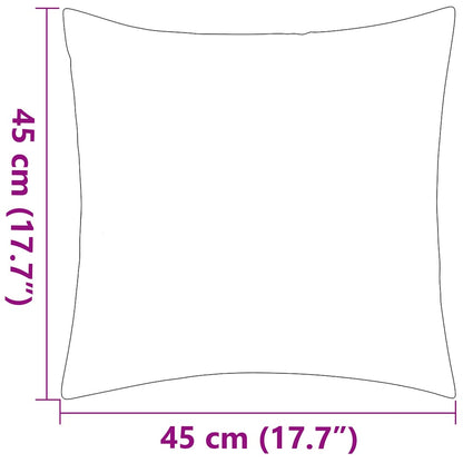 Cuscini da Esterno 4 pz Stampa a Righe 45x45 cm Grigi | homemem39