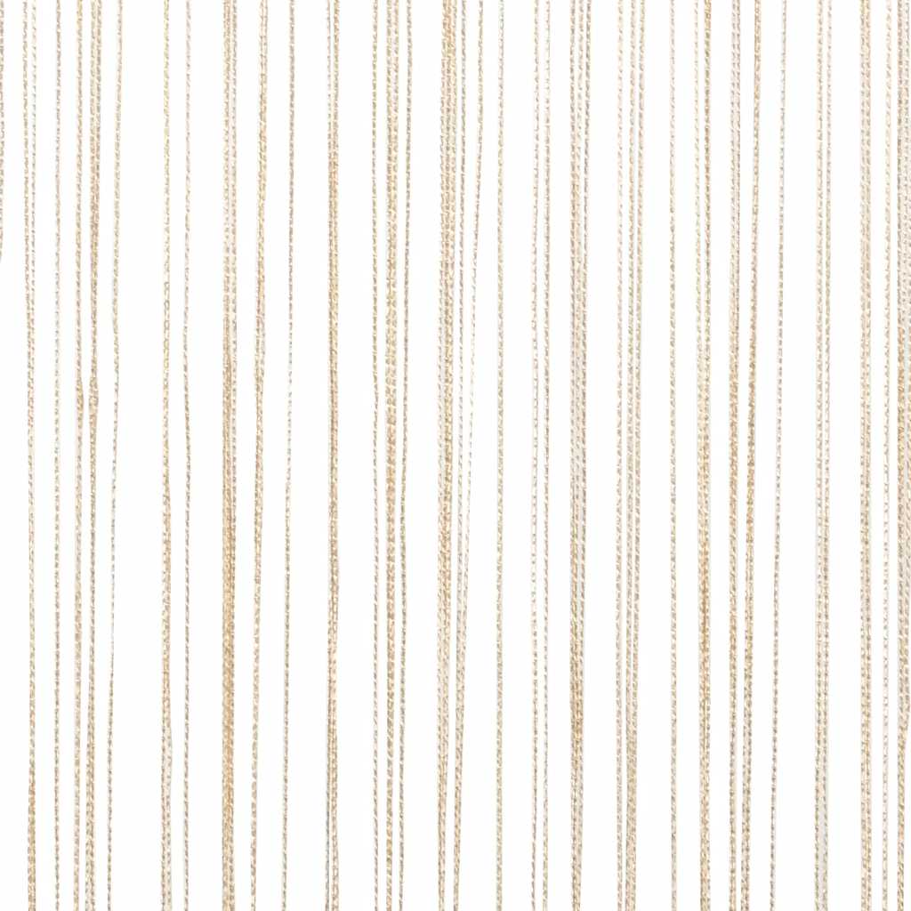 2 Pz Tende a Fili 100x250 cm Beige - homemem39