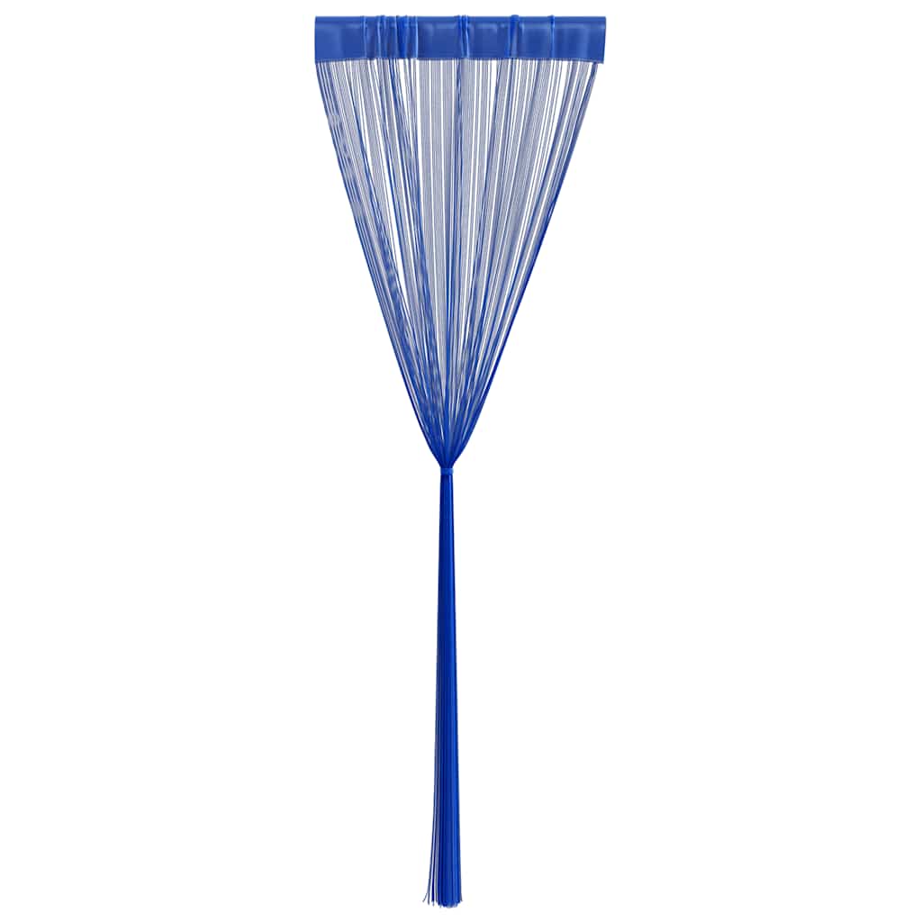 Tende a Filo 2 pz 100x250 cm Blu | homemem39