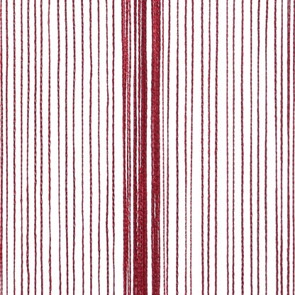 Tende a Filo 2 pz 140x250 cm Rosso Bordò | homemem39