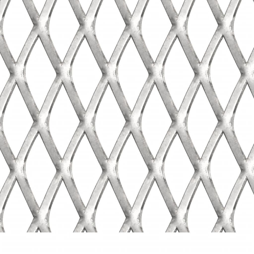 Recinzione da Giardino in Rete Acciaio Inox 50x50 cm 20x10x2 mm