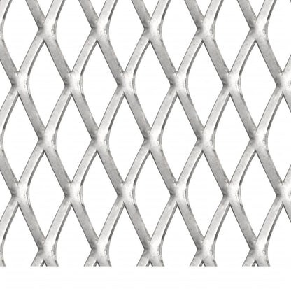 Recinzione da Giardino in Rete Acciaio Inox 50x50 cm 20x10x2 mm
