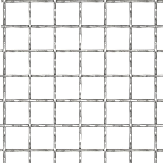 Recinzione in Rete Modulare in Acciaio Inox 50x50cm 21x21x2,5mm | homemem39