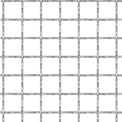 Recinzione in Rete Modulare in Acciaio Inox 100x85cm 31x31x3mm