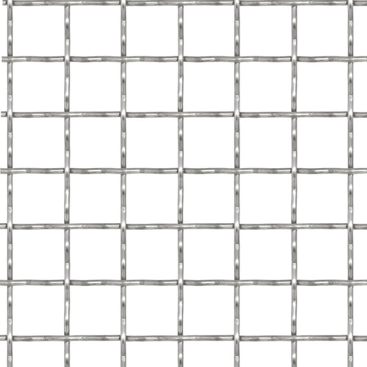 Recinzione in Rete Modulare in Acciaio Inox 100x85cm 31x31x3mm