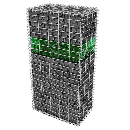 Rocce Gabione Vetro Verde 60-120 mm 25 kg