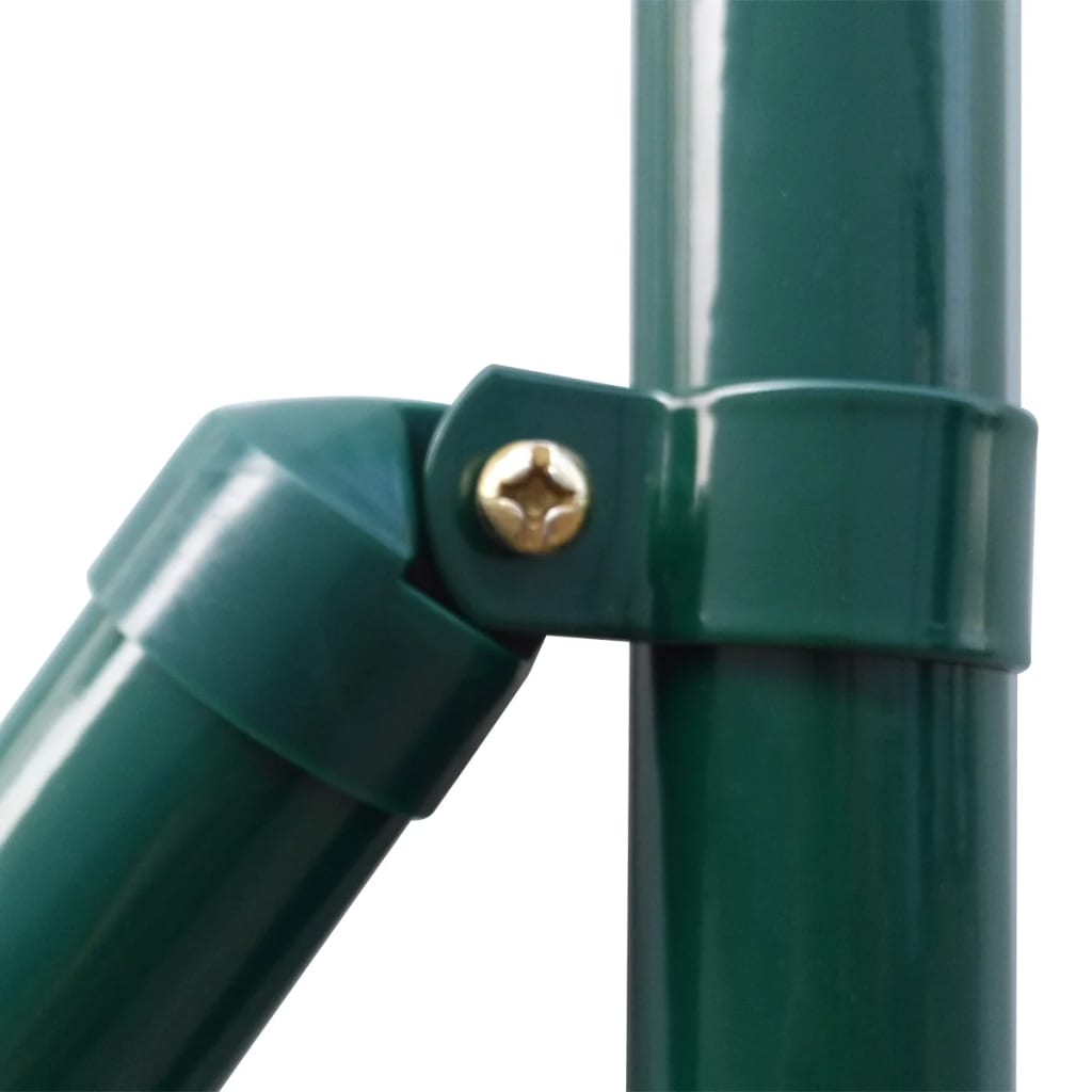 Recinzione Euro in Acciaio 25x1,7 m Verde | homemem39