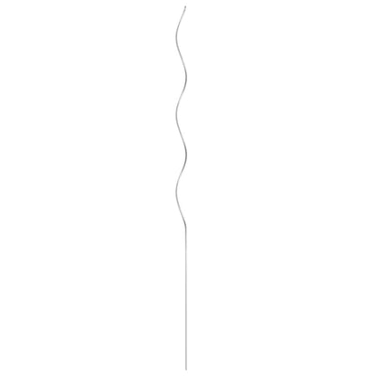 50 pz Supporti a Spirale per Piante 110 cm in Acciaio Zincato - homemem39