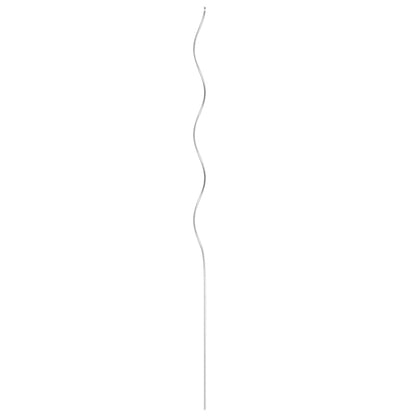 50 pz Supporti a Spirale per Piante 110 cm in Acciaio Zincato - homemem39