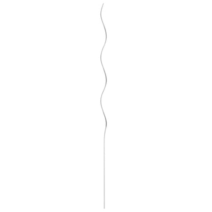 50 pz Supporti a Spirale per Piante 110 cm in Acciaio Zincato - homemem39