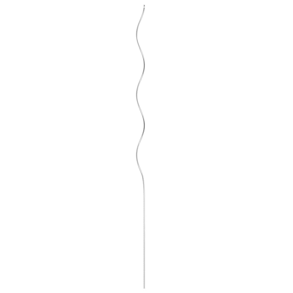 5 pz Supporti a Spirale per Piante 110 cm in Acciaio Zincato