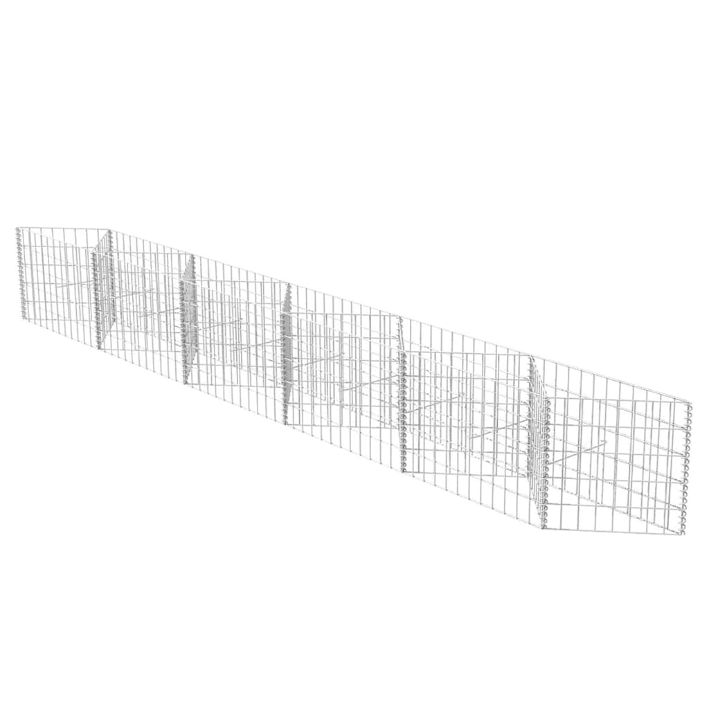 Gabbione in Rete in Acciaio Zincato 300x30x50 cm | homemem39
