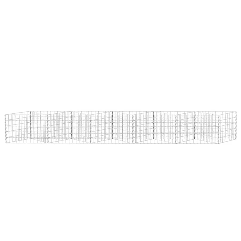 Gabbione in Rete in Acciaio Zincato 300x30x50 cm | homemem39