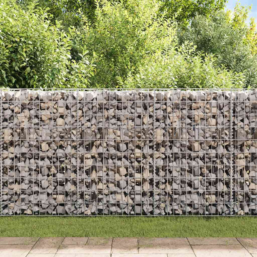 Gabbione in Rete in Acciaio Zincato 120x30x50 cm | homemem39