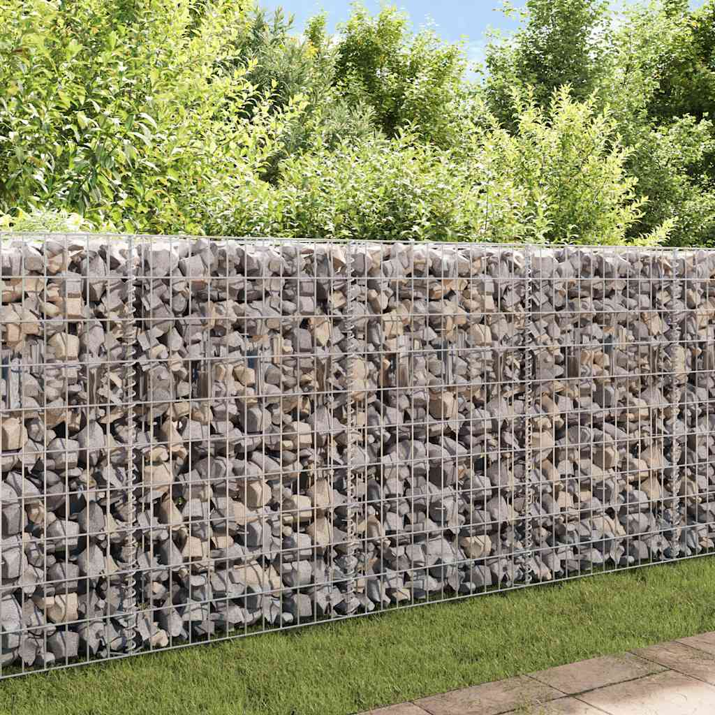 Gabbione in Rete in Acciaio Zincato 120x30x50 cm | homemem39