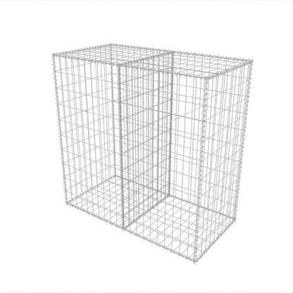 Gabbione in Rete in Acciaio Zincato 100x50x100 cm | homemem39