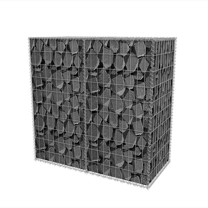 Gabbione in Rete in Acciaio Zincato 100x50x100 cm | homemem39