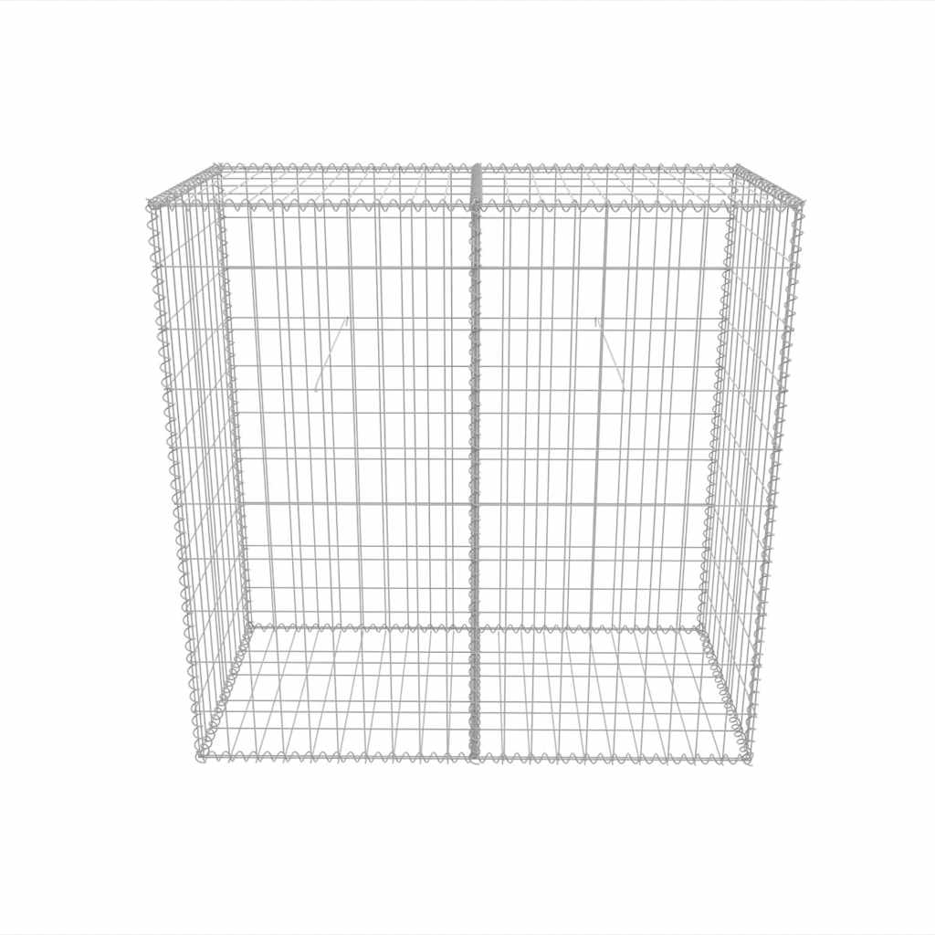 Gabbione in Rete in Acciaio Zincato 100x50x100 cm | homemem39