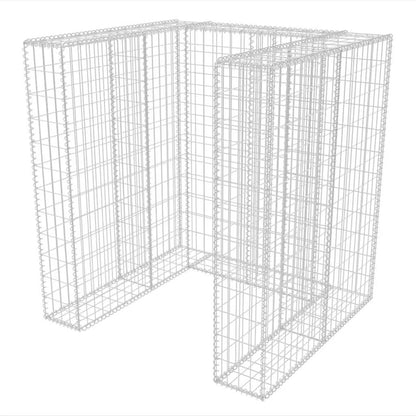 Gabbione in Rete in Acciaio per 1 Cassonetto 110x100x120 cm - homemem39