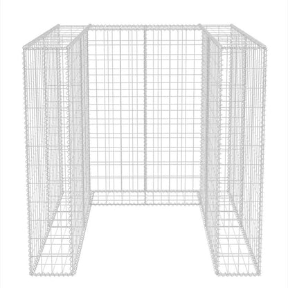 Gabbione in Rete in Acciaio per 1 Cassonetto 110x100x120 cm - homemem39