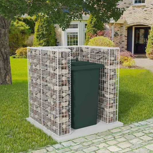 Gabbione in Rete in Acciaio per 1 Cassonetto 110x100x120 cm - homemem39