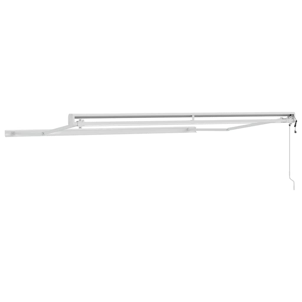 Tenda da Sole Bianco 3 x 2,5 m Metallo