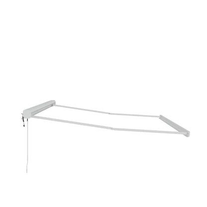 Tenda da Sole Bianco 4 × 3 m Metallo