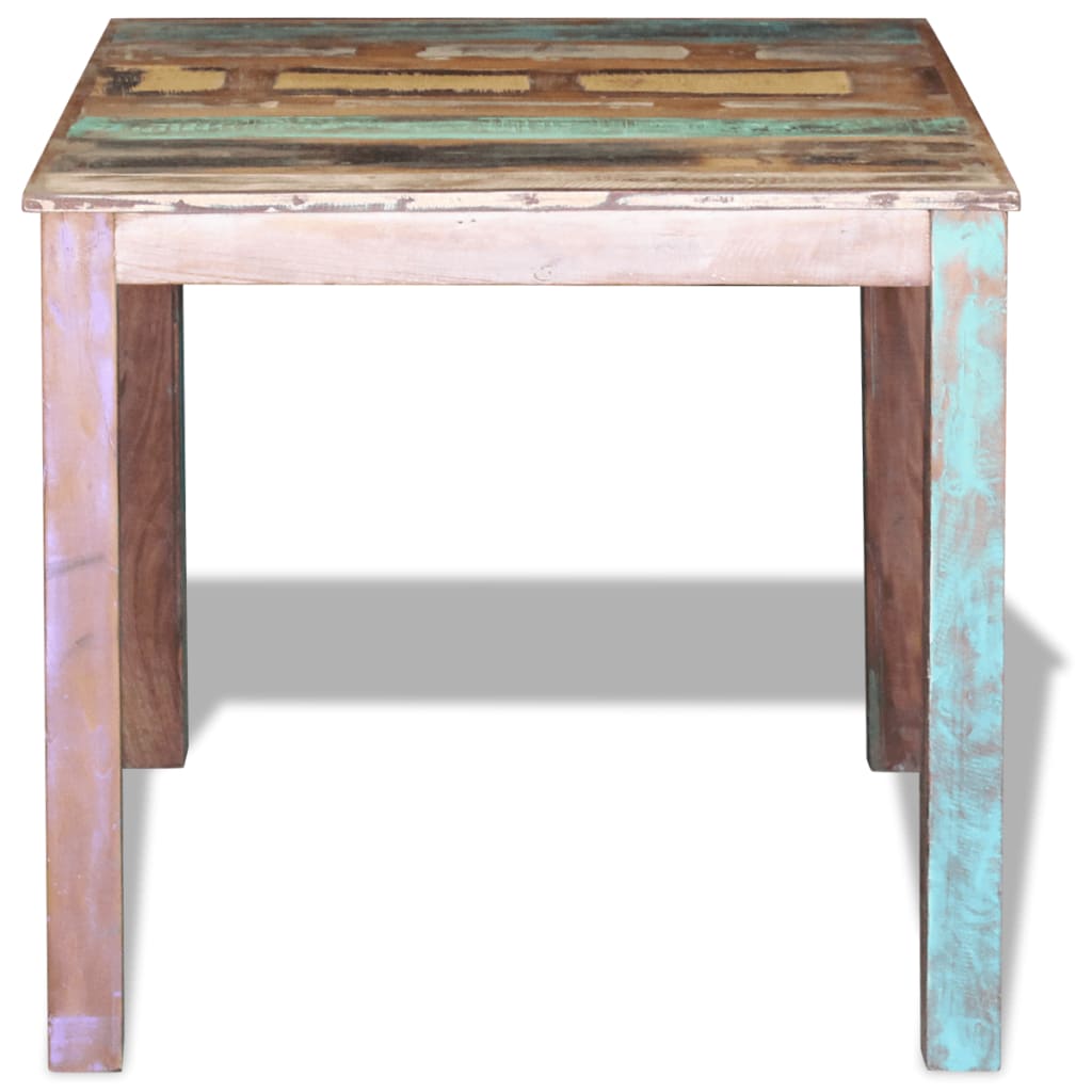 Tavolo da Pranzo in Legno Massello di Recupero 80x82x76 cm | homemem39