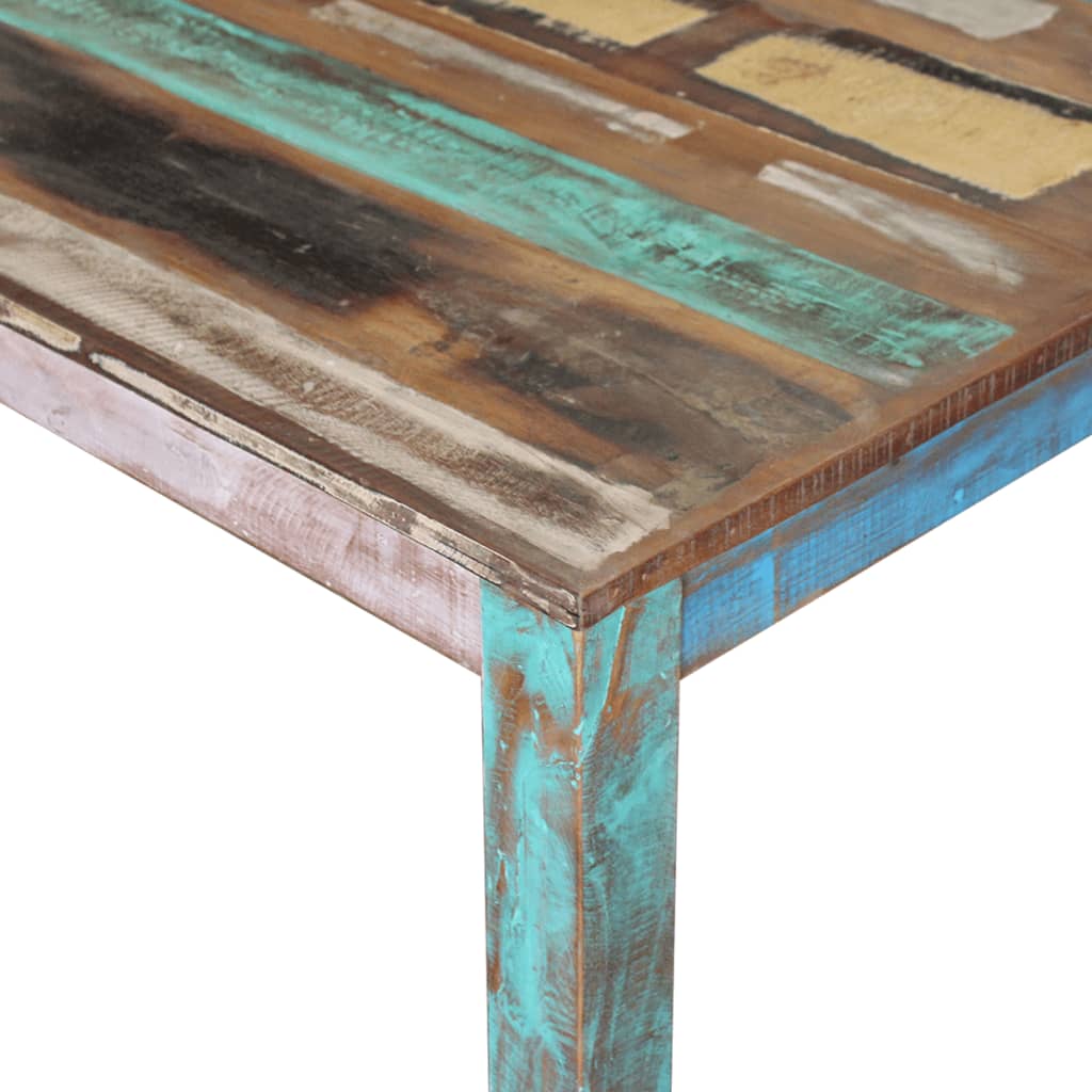 Tavolo da Pranzo in Legno Massello di Recupero 80x82x76 cm | homemem39