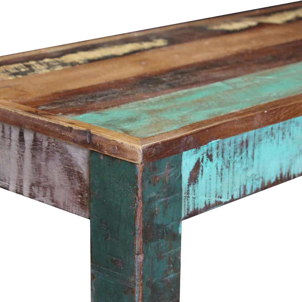 Panca in Legno Massello di Recupero 110x35x45 cm | homemem39