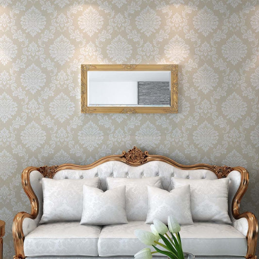 Specchio da Parete Stile Barocco 100x50 cm Oro | homemem39