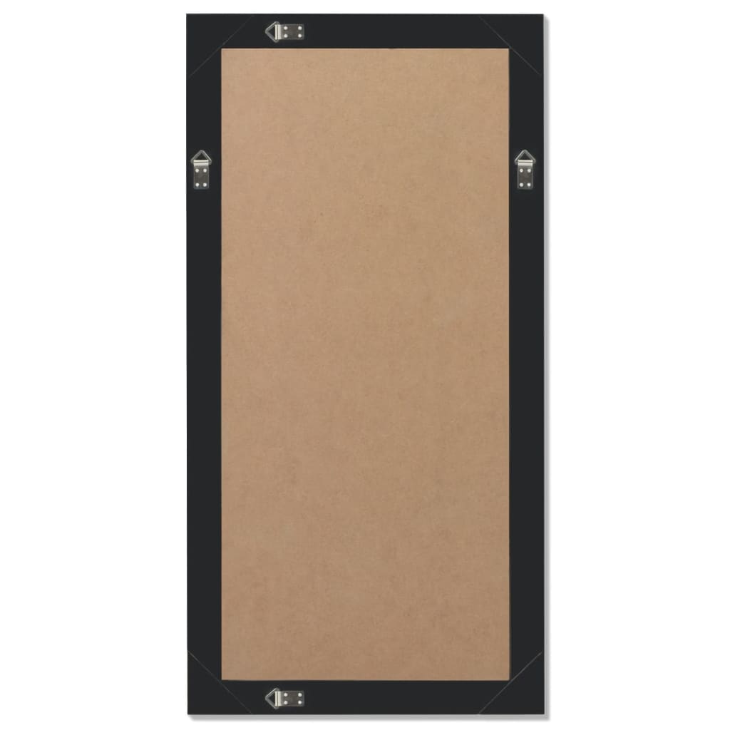 Specchio da Parete Stile Barocco 100x50 cm Argento - homemem39