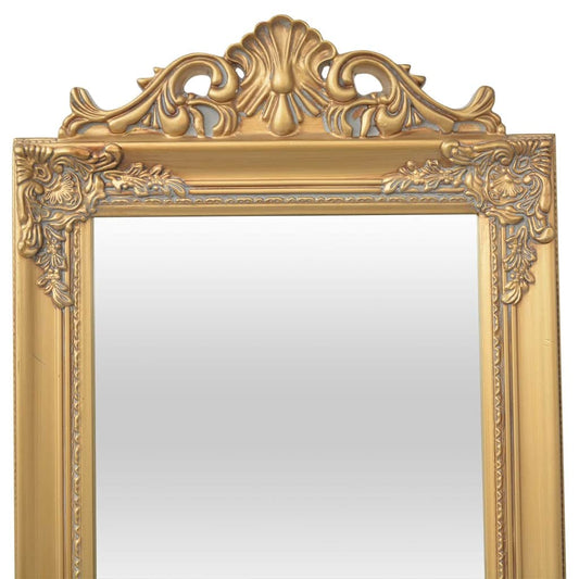 Specchio Autoportante Stile Barocco 160x40 cm Oro | homemem39