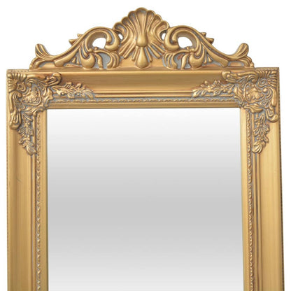 Specchio Autoportante Stile Barocco 160x40 cm Oro | homemem39