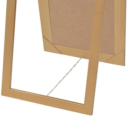 Specchio Autoportante Stile Barocco 160x40 cm Oro - homemem39