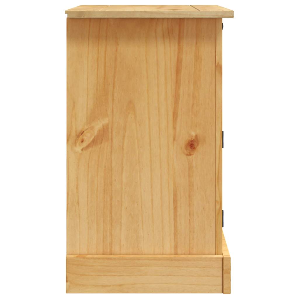 Comodino in Legno di Pino Messicano Corona Range 53x39x66 cm | homemem39