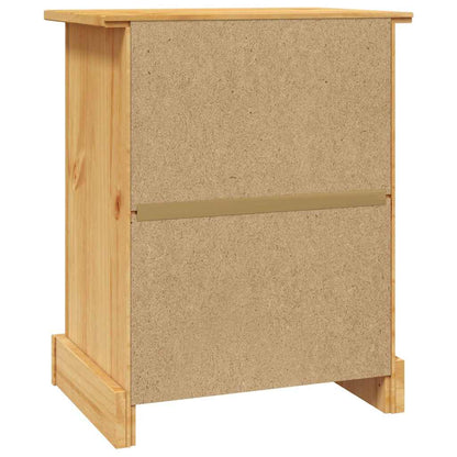 Comodino in Legno di Pino Messicano Corona Range 53x39x66 cm - homemem39
