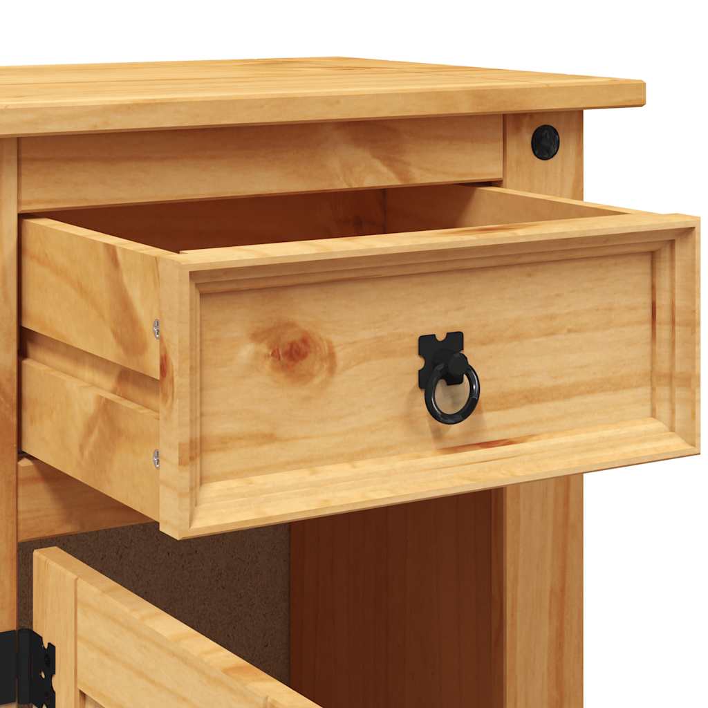 Comodino in Legno di Pino Messicano Corona Range 53x39x66 cm | homemem39