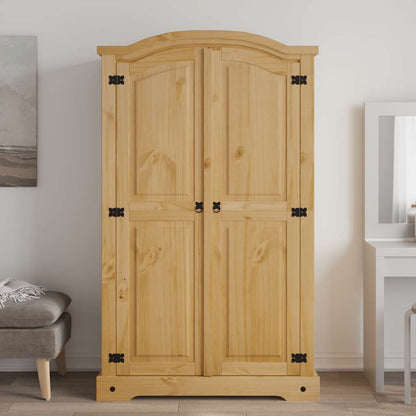 vidaXL Armadio in Legno di Pino Messicano Corona Range 2 Ante - homemem39