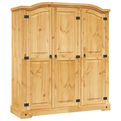 vidaXL Armadio in Legno di Pino Messicano Corona Range 3 Ante - homemem39